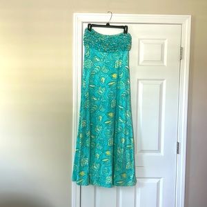 Size small, strapless, Lilly Pulitzer maxi dress